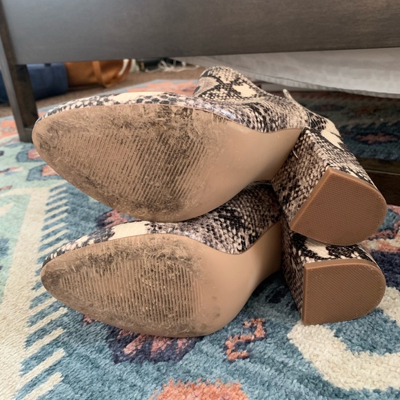 Steve Madden Snakeskin Heeled Booties - Picture 6 of 6